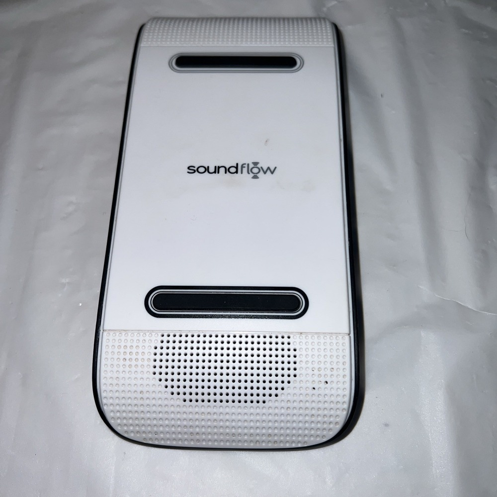 🍌 Audiovox Soundflow Wireless Audio Portable Speaker SP20WHBK WORKS EUC Q4